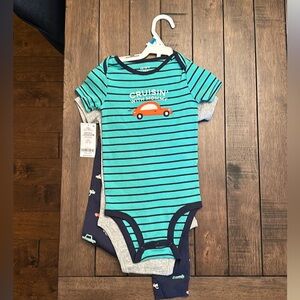 Carters 3 piece Car Themed Set NWT